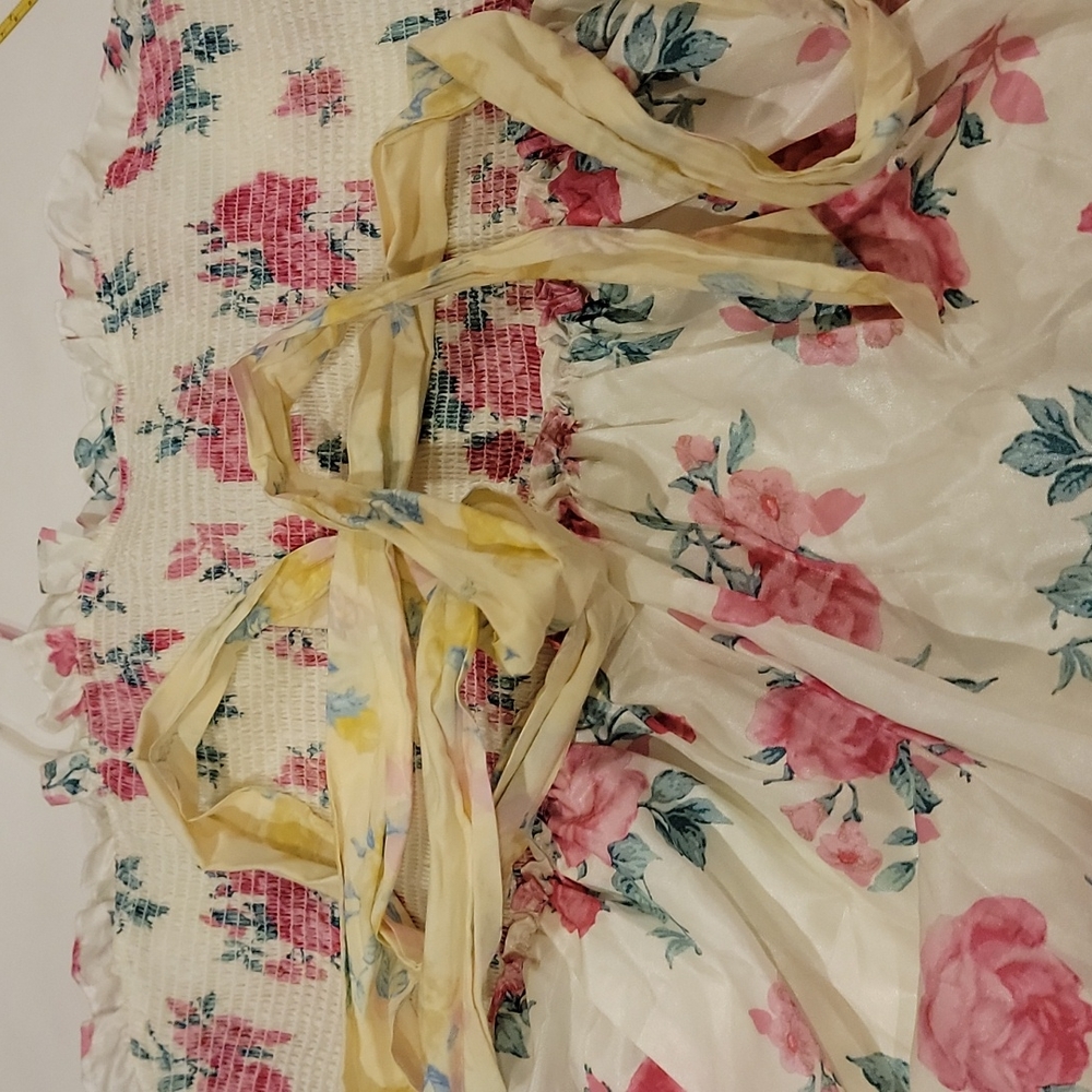 LoveShackFancy Target NWOT Elise Smocked Tiered - Picture 11 of 12